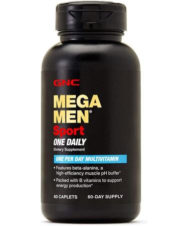 GNC Mega Men Sport One Daily Men Multivitamin - 60 Caplets