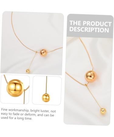 Anneome Ball Clavicle Chain Necklace Decor Locket Girl Neck Pendant Neck Jewelry Miss Alloy Accessories - Buy Online on GoSupps.com