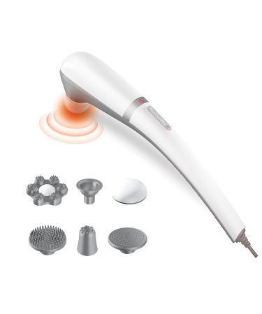 Handheld Back Massager for Neck and BackPercussion Massager deep Tissue with Heat (Handheld Massager with Heat) (Handheld massagerwith Heat)