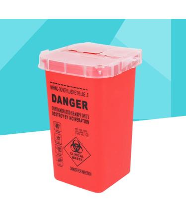 DOITOOL Sharps Container - Small Disposal for Needles, Blades & Dermaplane - Home & Tattoo Use - Red - Buy Online on GoSupps.com