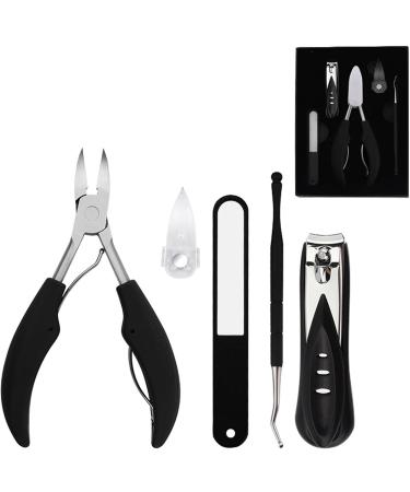 SVAASA Nail Clippers Olecranon Pliers Kit Stainless Steel Nail Scissors Nail Clipper Set Non Slip Portable Pedicure Tool for Thick Or Ingrown Nails - Buy Online on GoSupps.com