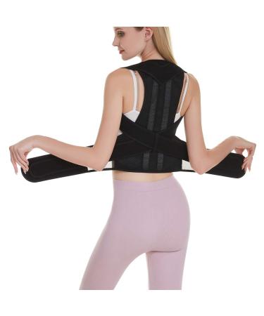 Posture Corrector Back Brace Upper Back Brace for Posture Correction Posture Harness - Less Visible Under Clothes Durable for Men Women Pain Relief Back Spine Support Correction Straps Better life - Buy Online on GoSupps.com