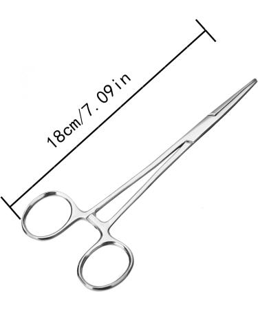 WUWYOUWL Hemostatic Tweezers for Pets Stainless Steel Dog & Cat Ear Hair Scissors 18cm Fishing Tool - Buy Online on GoSupps.com