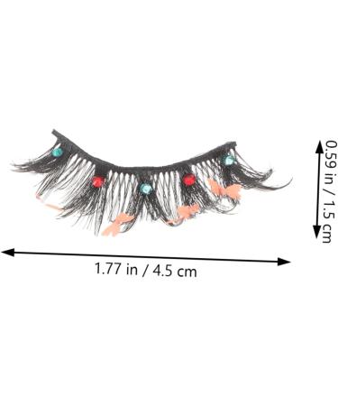 minkissy 3 Pairs Decor Fake Eyelashes False Lashes Makeup Supplies Fake Lashes for Performance False Eyelashes Individual Fake Lashes Individual Makeup Accessories Fluffy Chemical Fiber Set - Buy Online on GoSupps.com
