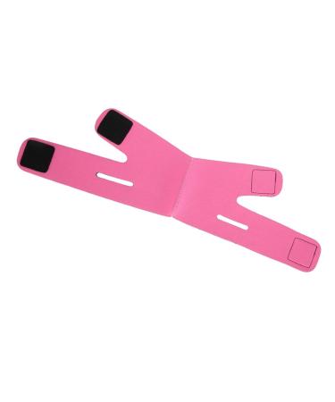 Post Surgery Neck & Chin Compression Wrap | Face Slimming Bandage Belt for Double Chin & Face Lift (Rose Red - Buy Online on GoSupps.com