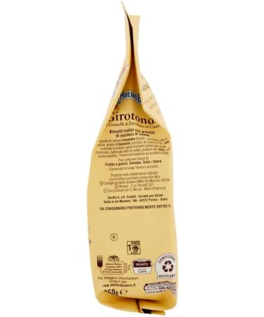 Italian Gourmet E.R. Mulino Bianco Girotondi Biscuits with Brown Sugar Grains 350 g + Italian Gourmet Polpa 400 g - Buy Online on GoSupps.com