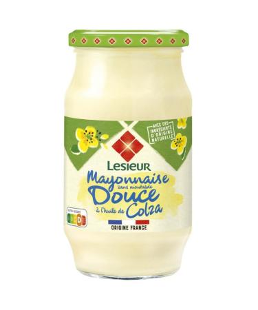 LESIEUR - Fine and Sweet Mayonnaise 475 g - Pack of 4