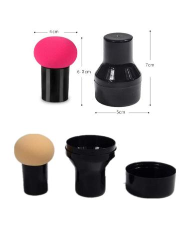 4pcs Mushroom Makeup Sponges with Handle - Perfect for Flawless Makeup Application | International Shipping Available - Buy Online on GoSupps.com