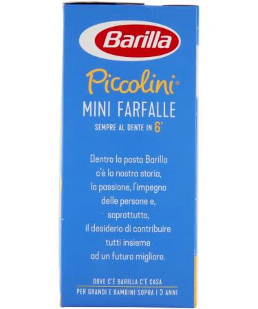  Italian Gourmet E.R. 5 x Barilla Mini Farfalle Pasta 100% Italian Pasta 500g + Italian Gourmet Pulp 400g - Buy Online on GoSupps.com