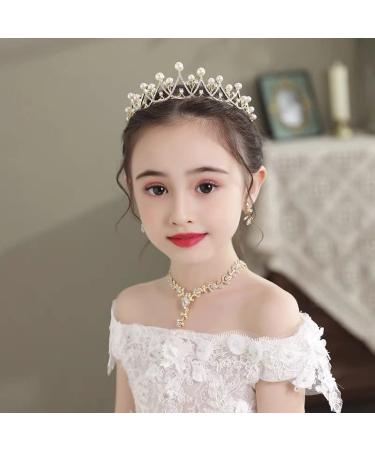 JORCEDI Pearl Tiara Crown - Elegant Wedding Bridal Accessory for Pageants, Cosplay, Prom & Birthdays - Buy Online on GoSupps.com