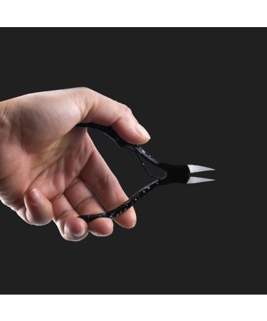 OUSIKA Nail Clippers Black Toenail Ingrown Nail Art Cuticle Nipper Clipper Edge Cutter Manicure Scissor Plier Tool Pedicure Dead Skin Remover Nails Schwarz - Buy Online on GoSupps.com