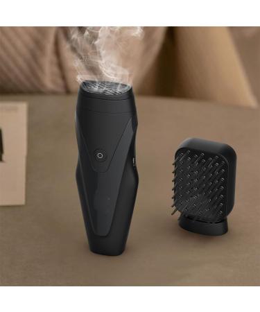 EDSDEYET 2-in-1 Electronic Frankincense Burner - Aromatherapy with Soft Rubber Collection & Bakhoor Massage Head - Black - Buy Online on GoSupps.com