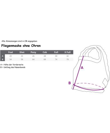 Netproshop Fly Mask without Ears for Shetland Pony Cob & Full - Size Foal | International Shipping Available - Buy Online on GoSupps.com