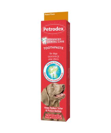 Petrodex Natural Toothpaste Dog - Peanut - 2.5 Oz - Buy Online on GoSupps.com