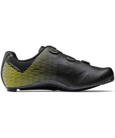 Northwave Storm Carbon 2 Road Bike Shoes - Black/Yellow 2024 | Size 47 EU | International Shipping Available - Buy Online on GoSupps.com