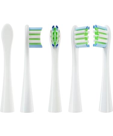 LIUCH For Air2SEXX PROZ1F1 Sonic Electric Brush Head 10 Pieces Replaceable Brush Head With Independent Package5Black5Gray - Buy Online on GoSupps.com