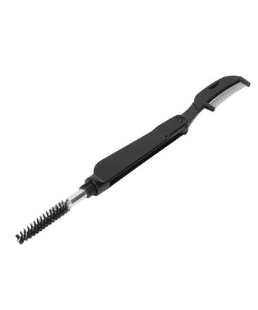 Folding Eyebrow Brush and Comb Dual Sided Lash Separator Brow Brush Double Ended Eyelash Brush Foldable Grooming Teeth Eyebrow Brush for Makeup