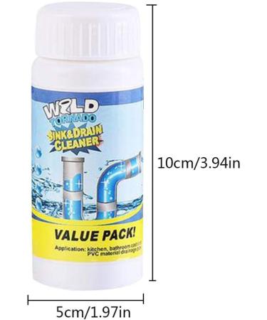 Pipe Dredge Powder - Effective Drain Cleaner for Kitchen & Toilet | Easy to Use Dredging Agent - Buy Online on GoSupps.com