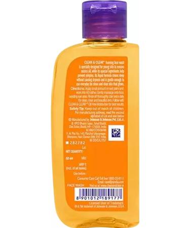  Clean & Clear Clean & Clear 3-pack of foaming facial cleansers (50 ml) - Buy Online on GoSupps.com