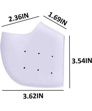 MICPANG Gel Heel Protectors for Plantar Fasciitis & Cracked Heel - Moisturizing Cushion Pads for Women and Men - Buy Online on GoSupps.com