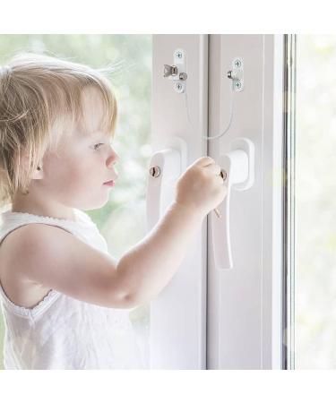 Xelparuc Window Restrictor Locks 2Pcs - Professional Child Safety UPVC Locks - Buy Online on GoSupps.com
