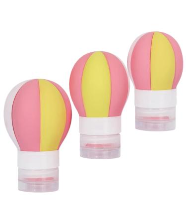 FRCOLOR 3pcs Bottle Body Wash Travel Silicone Bottle