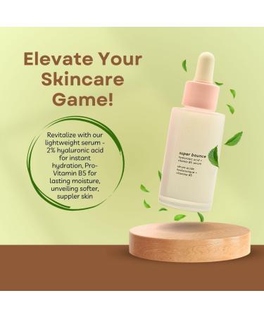 Glossier Super Bounce Hydrating Serum - Hyaluronic Acid & Vitamin B5 1 fl oz | International Shipping - Buy Online on GoSupps.com