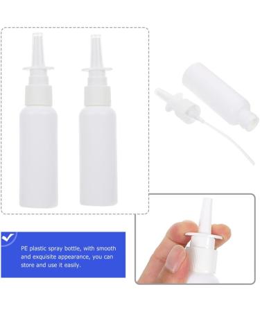 Nebulizer Accessories: 60ml Refillable Nasal Spray Bottles for Fine Mist - Pump Sprayers for Nose, 15x3.2x3.2cm - Buy Online on GoSupps.com