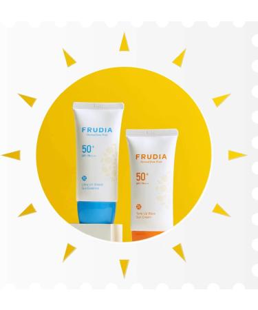 FRUDIA Ultra UV Shield Sunscreen Lotion SPF50+ PA++++ 50g/2.04oz Unscented Reef Safe Water Resistant For Body All Skin Tones - Buy Online on GoSupps.com