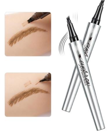 Blapee Eyebrow Pencil Blapee Waterproof Makeup Eyebrow Pen Blapee Eyebrow Microblading Pen Micro 4 Point Brow Pen (02#) - Buy Online on GoSupps.com