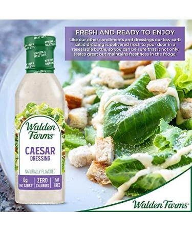 Buy Walden Farms Caesar Dressing - 12 fl oz | Low Calorie, Gluten-Free - Buy Online on GoSupps.com