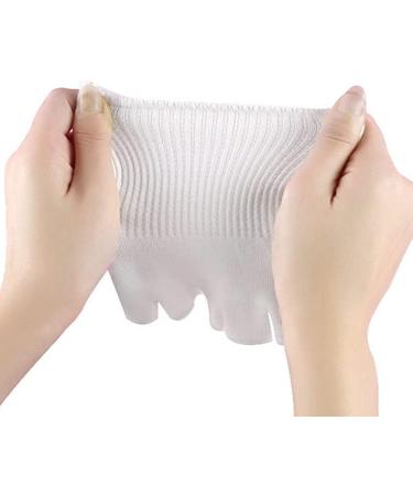 Lurrose 2 Pairs Five toe half socks Heel Moisturizing Socks foot whitening socks yoga toes socks toe topper liner socks dry feet socks whitening gel Feet Care Spa latex silk leather socks - Buy Online on GoSupps.com