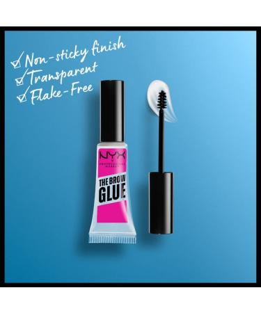 NYX Brow Glue Extreme Hold Gel - Clear | Long-lasting Eyebrow Styling - Buy Online on GoSupps.com