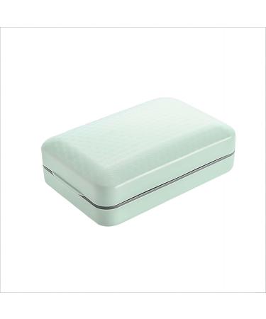 Large Pill Organizer Travel Pill Organizer Large Portable Medication Oversize 8 Compartment Pill Box for Vitamin Medicine Fish Oil/Supplements Green 5.5*3.5*2 in