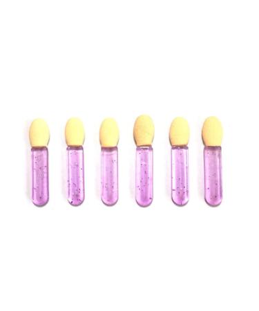WOONEKY 100pcs Brush Eyeshadow Makeup Eyeshadow Brush Make up Sponges for Face Makeup Violet