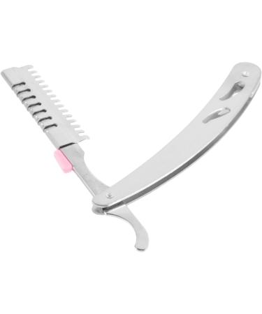 Buy Angoily 2-Stage Foldable Stainless Steel Manual Razor - Perfect for Beard Grooming & Hair Cutting | International Shipping Available - Buy Online on GoSupps.com