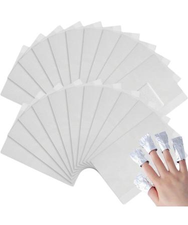 Muteitt 500 x Nail Polish Remover Wraps Cotton Lint Free