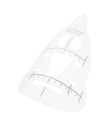 FOMIYES 3 Pcs Manicure Tools Eyebrow Template Shaping Tool Lip Ruler Paint Pen Disposable Drilling Pen