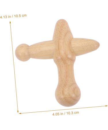 Wooden Foot Massager & Full Body Muscle Roller - Self-Massage Tool for Ultimate Relaxation - Buy Online on GoSupps.com