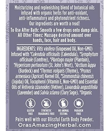 Body Oil Travel Size Variety Set Hydrate Dry Skin Massage Oil with Essential Oils Moisturizing Body Oils for Men and Women Ora s Amazing Herbal (Pack of 3 2.0 Fl Oz ea) - Buy Online on GoSupps.com