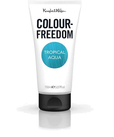 Colour-Freedom Ultra-Vibrant Tropical Aqua XL 150 ml Washable Hair Dye - Shop Now for Bold Color! - Buy Online on GoSupps.com