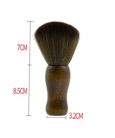 Beavorty 3-Piece Wood Tools Set - Vintage Razor Hair Cleaning & Neck Brush - Salon Quality Hairdressing Brushes - 15.5x3.2cm - Buy Online on GoSupps.com