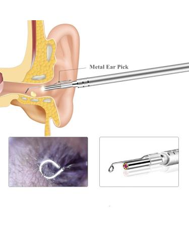 Jiusion 9PCS Metal Ear Spoon Set for Otoscope - Spiral Ear Pick for Adults & Children - Buy Online on GoSupps.com
