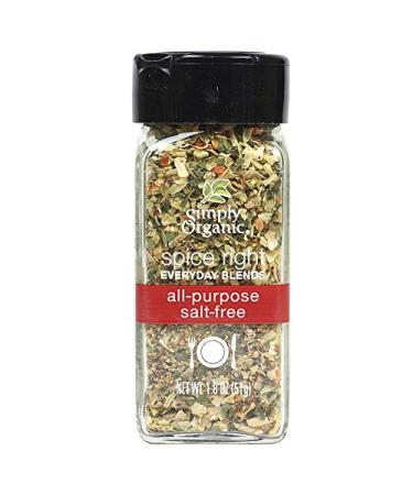 Simply Organic Organic Spice Right Everyday Blends All-Purpose Salt-Free 1.8 oz (51 g)