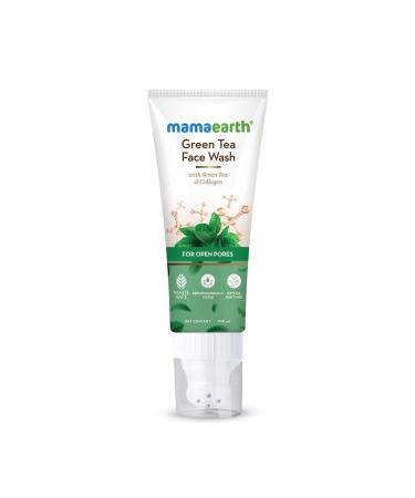 Mama'Earth Green Tea Face Wash With Green Tea & Collagen For Open Pores - 100 ml