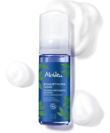 Melvita Cleansing Foam Bouquet Floral Detox Organic Vegan Pump Bottle 150 ml - Buy Online on GoSupps.com