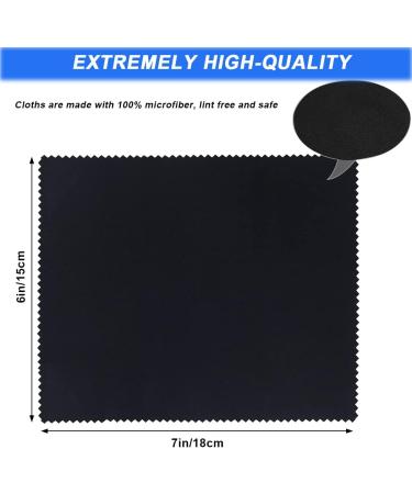 Microfiber Cleaning Cloths 20 Pack | CKANDAY Lint-Free Glasses & Electronics Cleaning | Multi-Colored in Vinyl Pouch - Buy Online on GoSupps.com