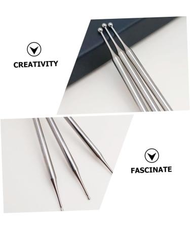 Frcolor Stainless Steel Ear Cleaner & Hand Massager - Manual Acupuncture & Reflex Zone Massage Device for Home Use - Buy Online on GoSupps.com