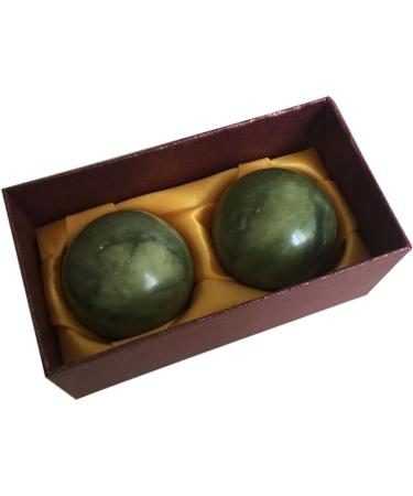 Jade Massage Balls - Hand Health & Stress Relief Set | 2pcs Baoding Balls for Exercise & Therapy - Buy Online on GoSupps.com