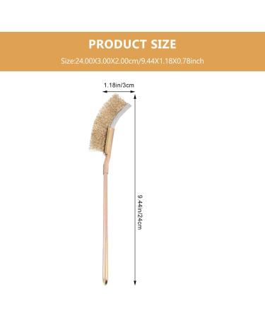 Mipcase 3 Sets Bird Cage Cleaning Brush Metal Handle Metal Practical Cage Brush Household Pet Bird 24X3X2CMx3pcs Curved Headx3pcs - Buy Online on GoSupps.com